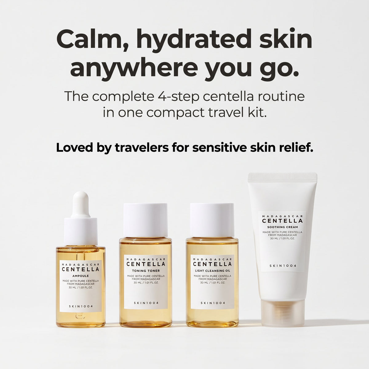 Madagascar Centella Travel Kit