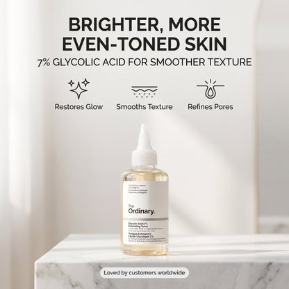 The Ordinary Glycolic Acid 7% Exfoliating Toner - 100ml
