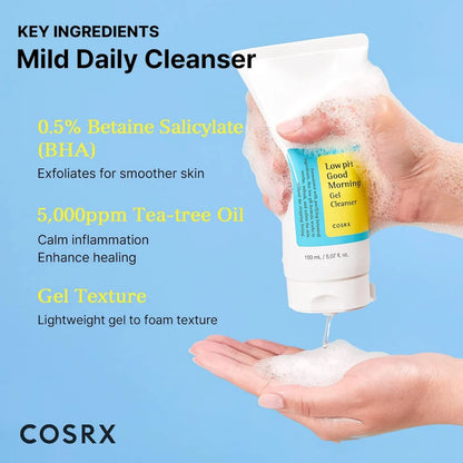 COSRX LOW PH GOOD MORNING CLEANSER 150ML